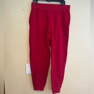 Red “True Religion” Sweatpants